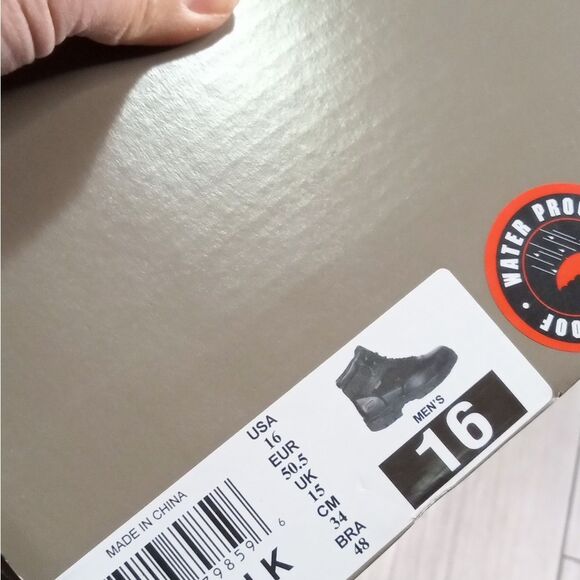 (S-4200) Waterproof Work Relaxed Fit: Wascana - Benen WP Tactical Sz 16 - Picture 9 of 13